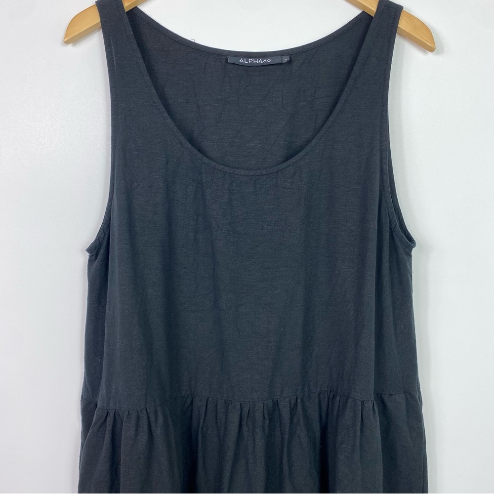 Alpha60 dress black tank large - Picture 3 of 9